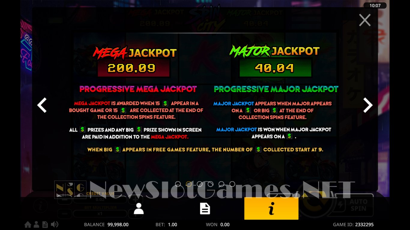 Spin City Slot Slot Image in Demo - pic. 4