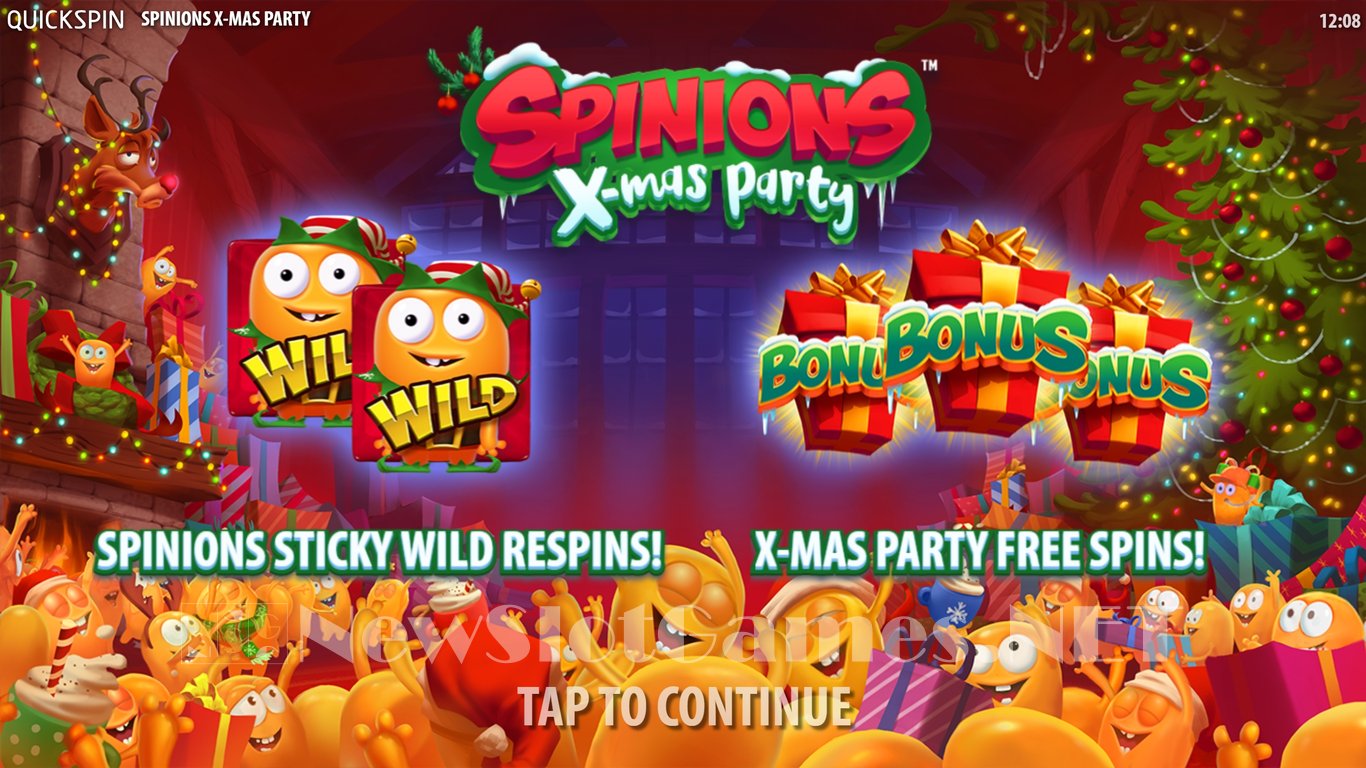 Spinions Christmas Party Slot Demo Image