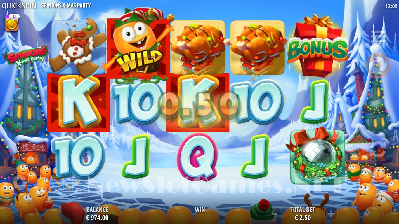 Spinions Christmas Party Slot Slot Image in Demo - pic. 12