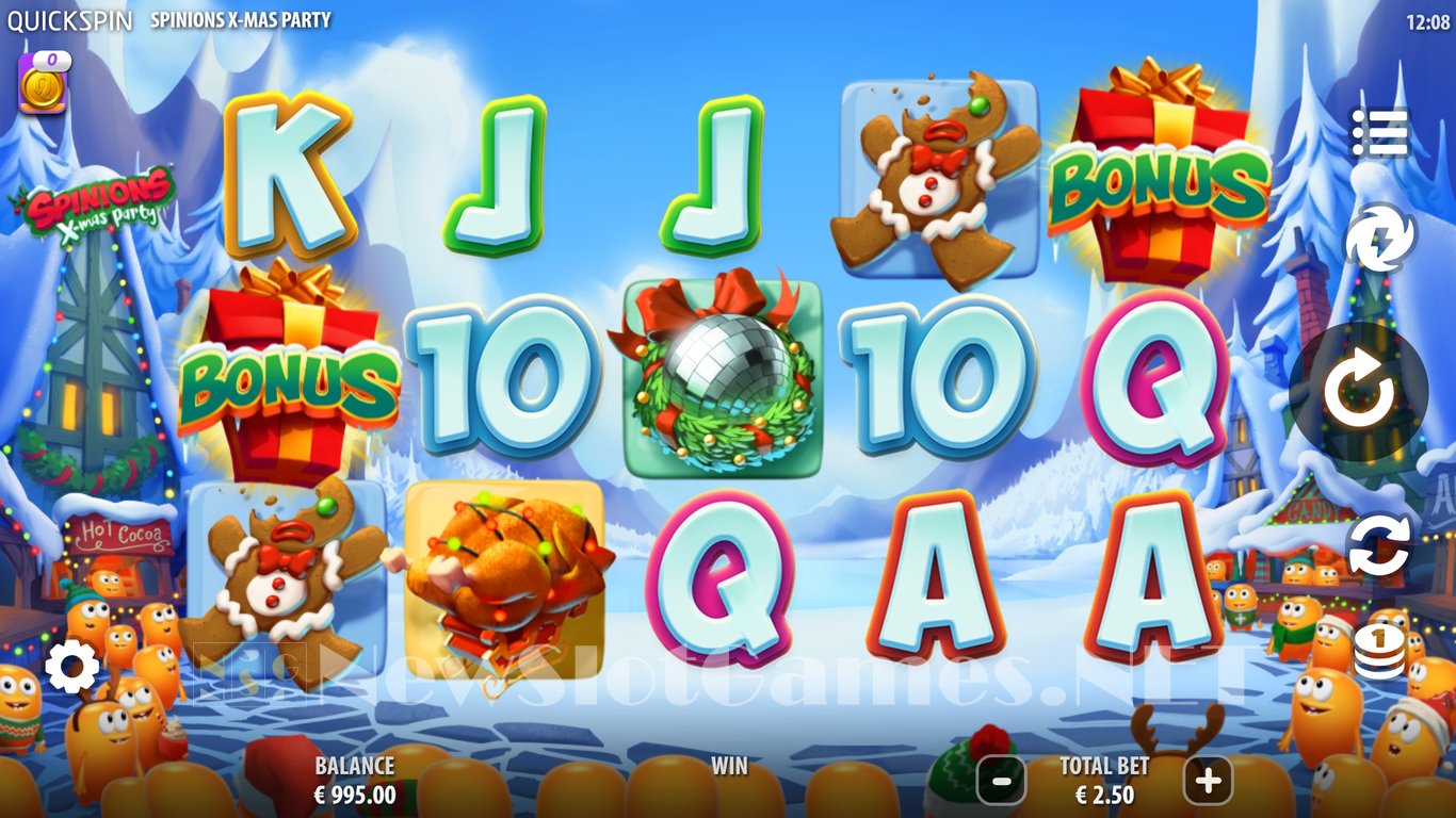 Spinions Christmas Party Slot Slot Image in Demo - pic. 2
