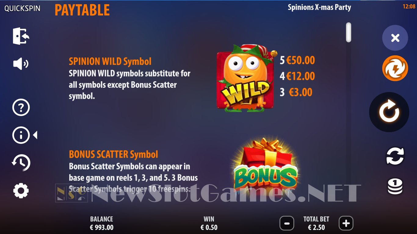 Spinions Christmas Party Slot Slot Image in Demo - pic. 4