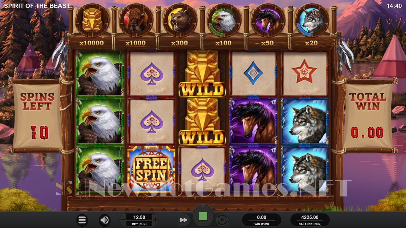 Spirit of the Beast Slot Demo Image