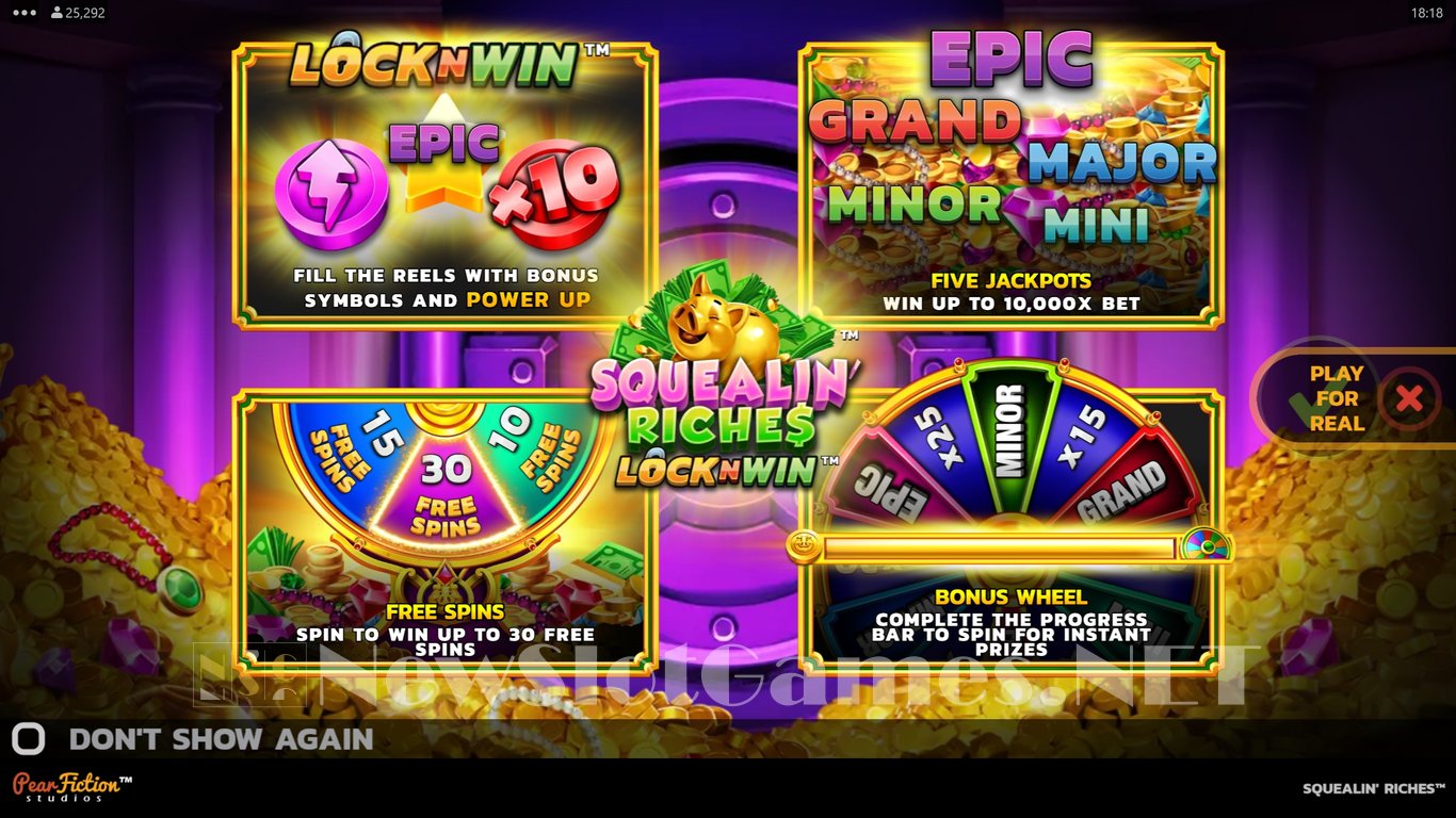 Squealin Riches Slot Demo Image