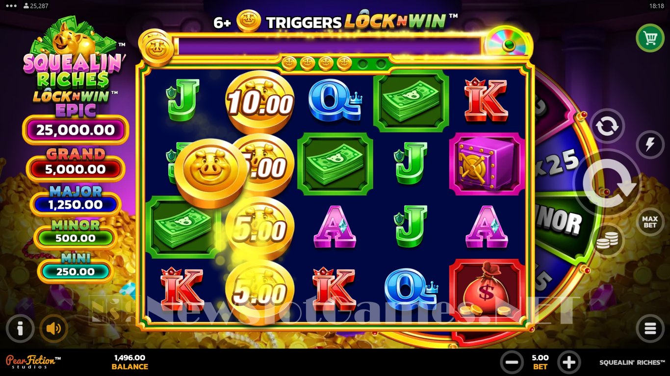Squealin Riches Slot Slot Image in Demo - pic. 2