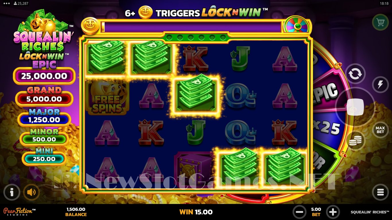 Squealin Riches Slot Slot Image in Demo - pic. 3