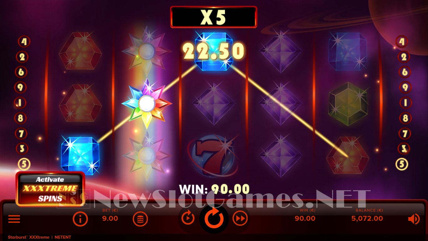 Starburst XXXtreme Slot Slot Image in Demo - pic. 3