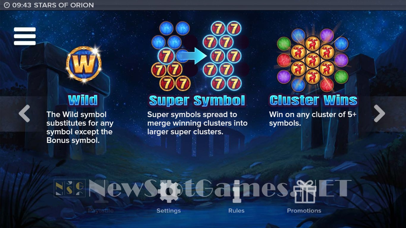 Stars of Orion Slot Slot Image in Demo - pic. 4