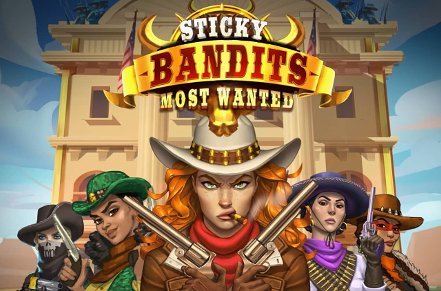 Sticky Bandits 3 Most Wanted Slot Logo