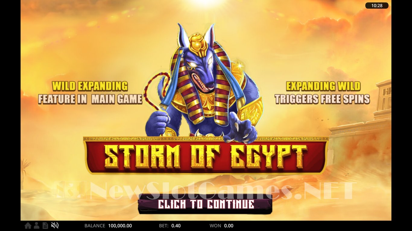 Storm Of Egypt Slot Demo Image