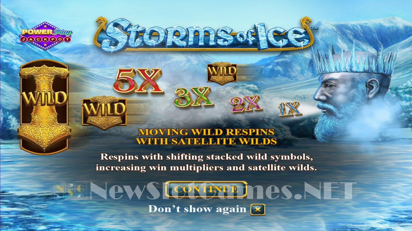 Storms of Ice Slot Demo Image