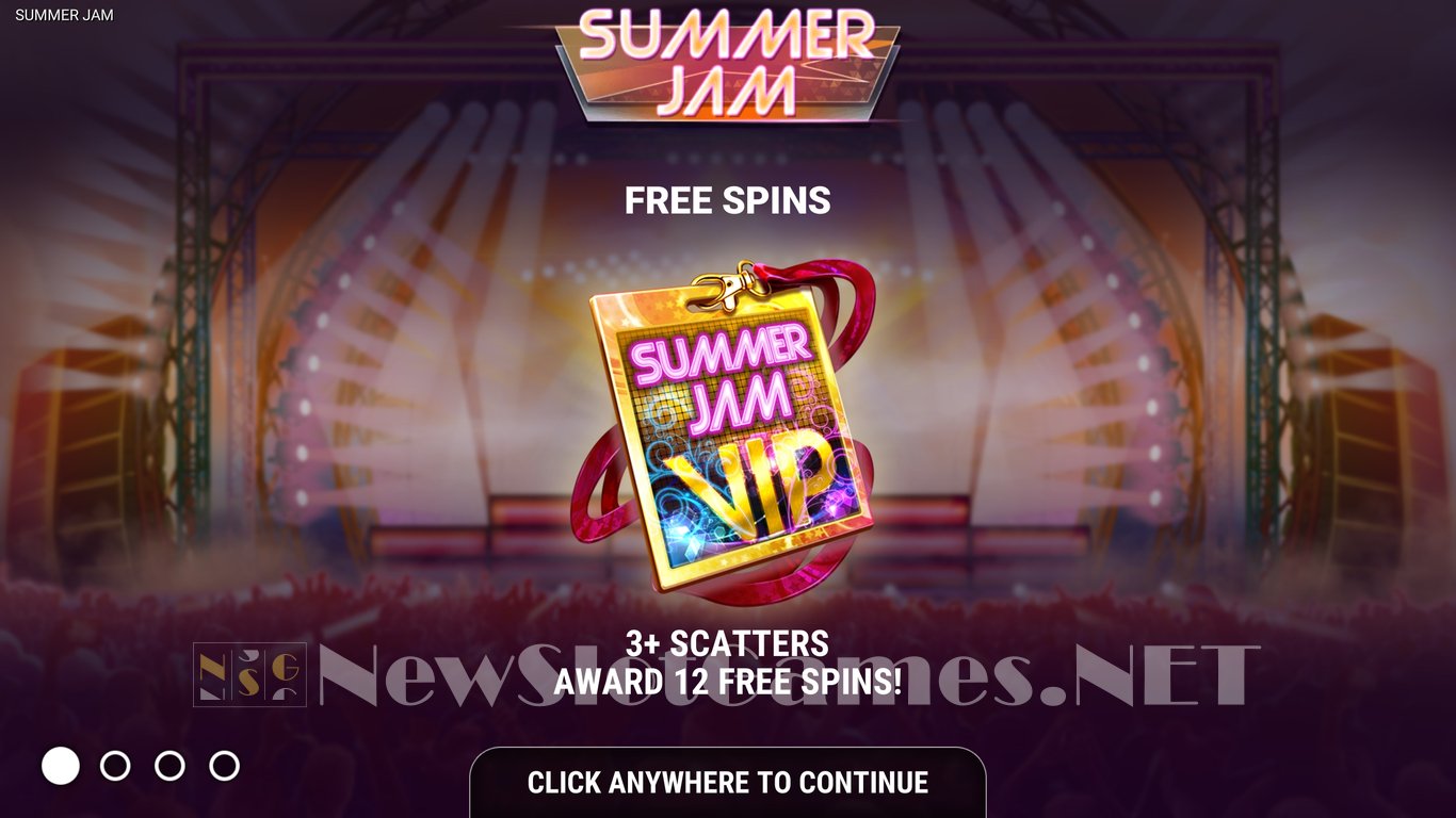 Summer Jam Slot Demo Image