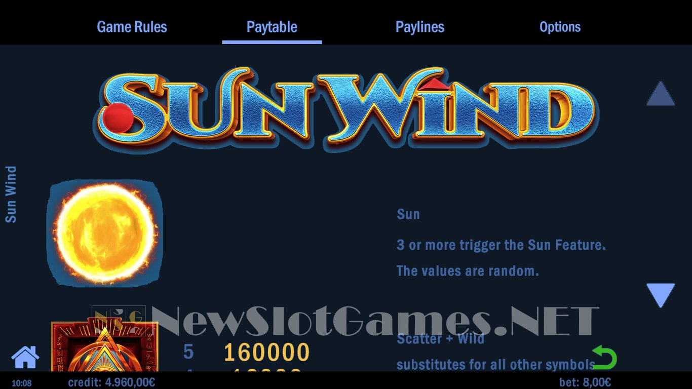 Sun Wind Slot Slot Image in Demo - pic. 5