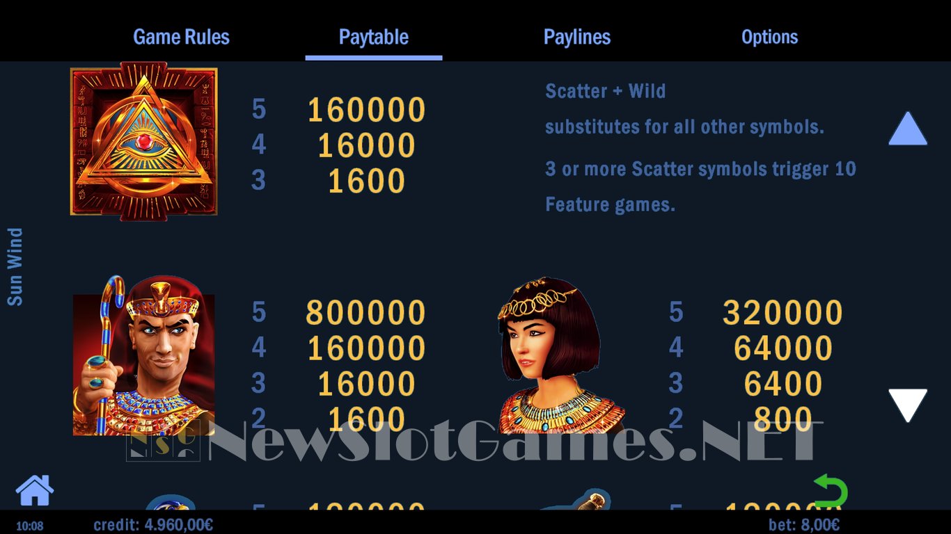 Sun Wind Slot Slot Image in Demo - pic. 6