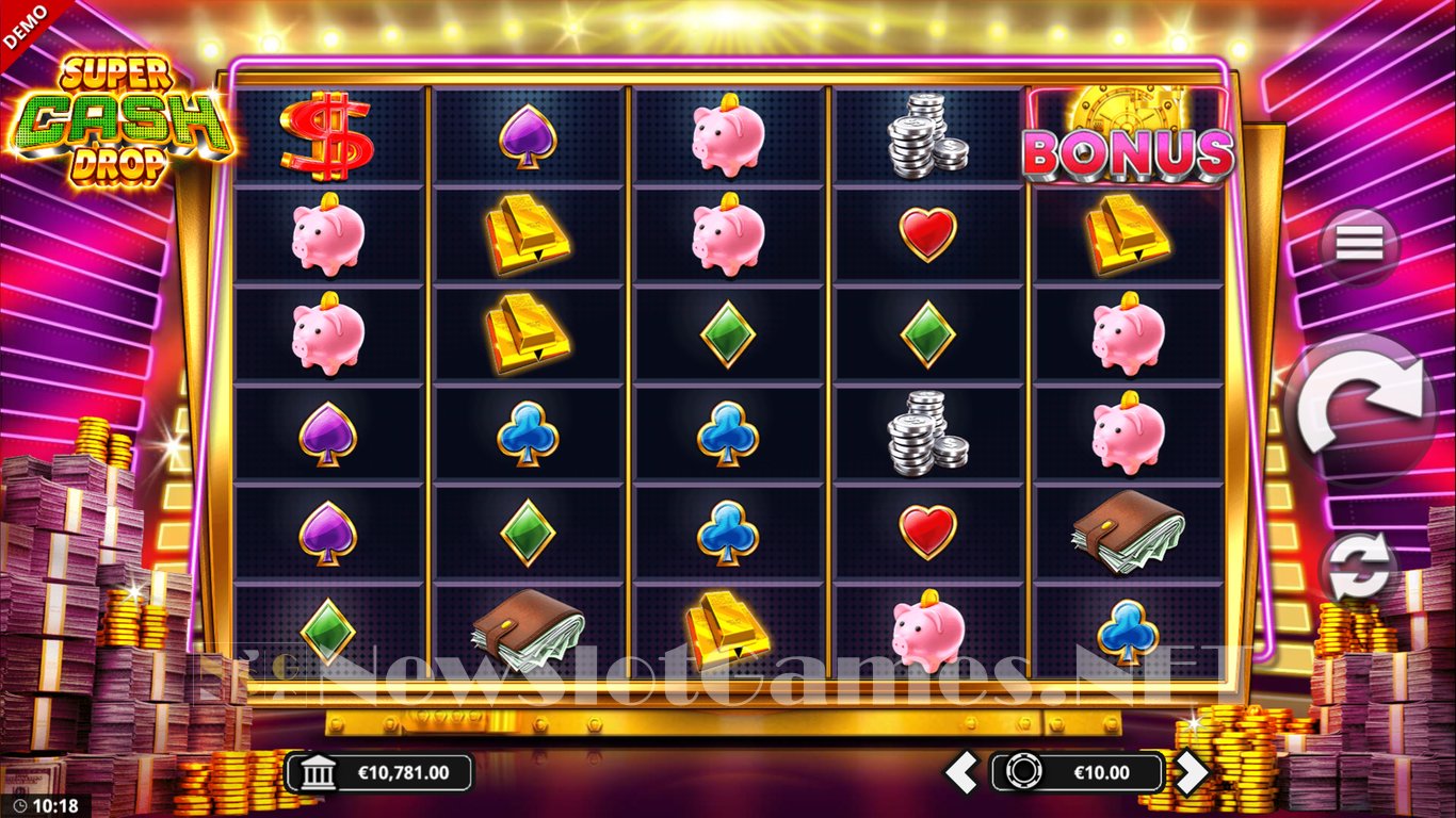 Super Cash Drop Slot Demo Image