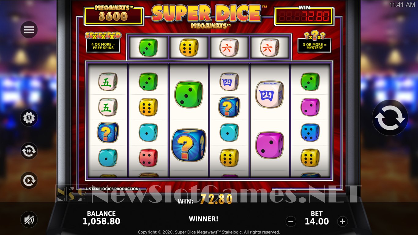 Super Dice Megaways Slot Demo Image
