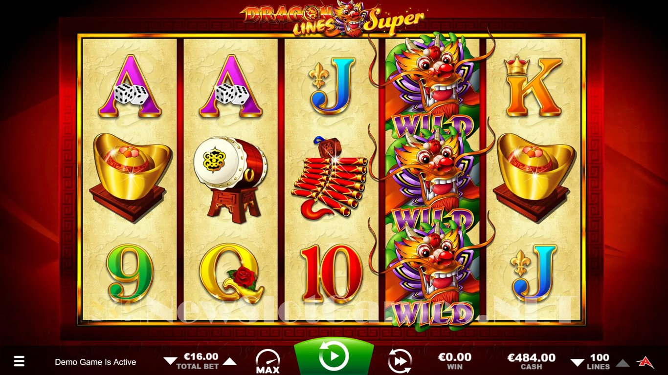 Dragon Lines Super Slot Demo Image