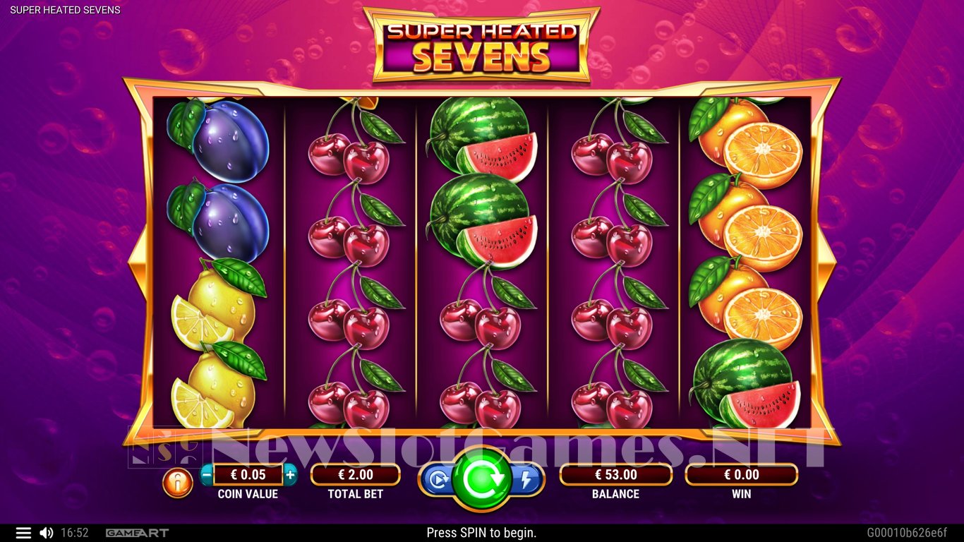 Super Heated Sevens Slot Slot Image in Demo - pic. 2
