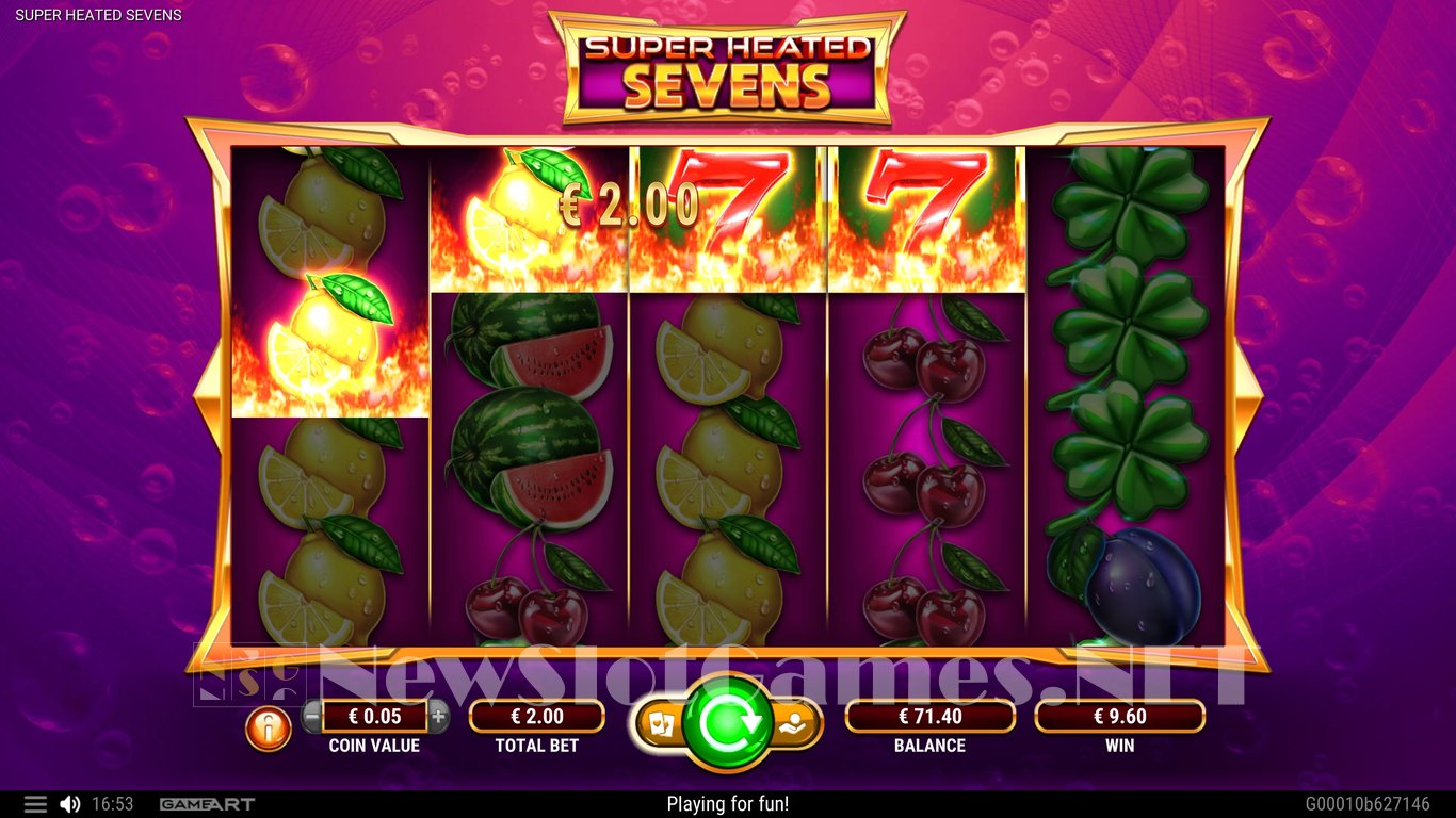 Super Heated Sevens Slot Slot Image in Demo - pic. 8
