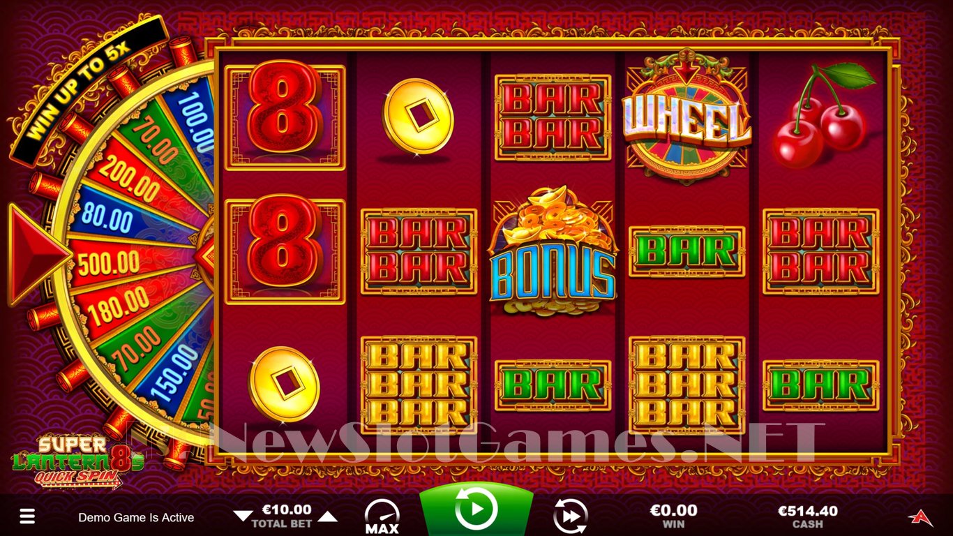 Super Lantern 8s Slot Demo Image