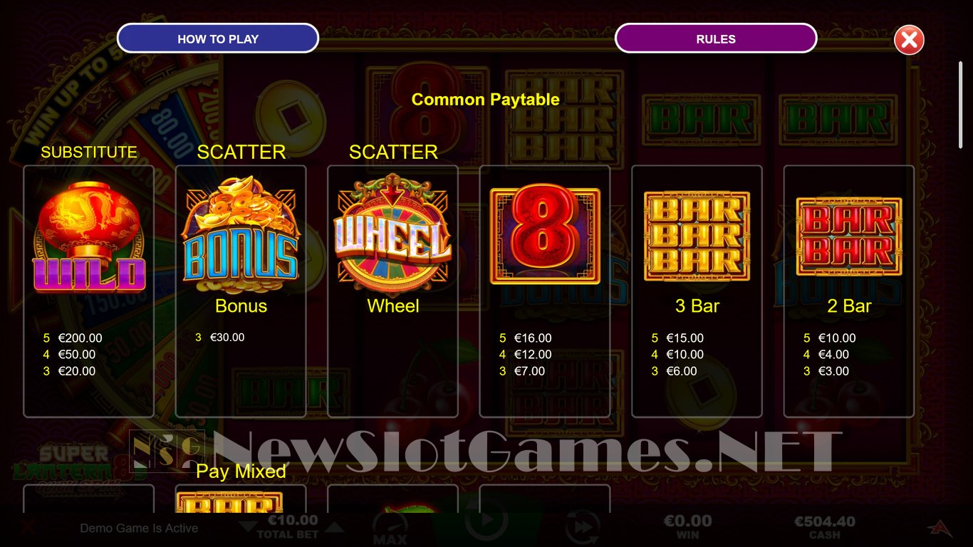Super Lantern 8s Slot Slot Image in Demo - pic. 2