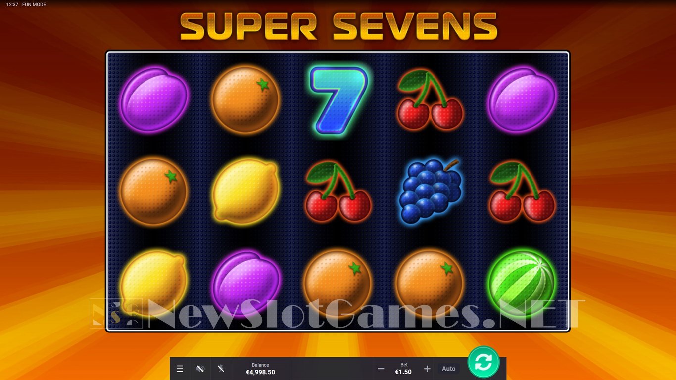 Super Sevens Slot Demo Image