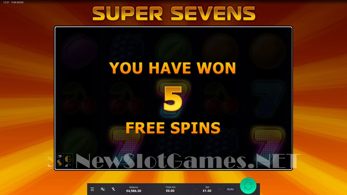 Super Sevens Slot Slot Image in Demo - pic. 4