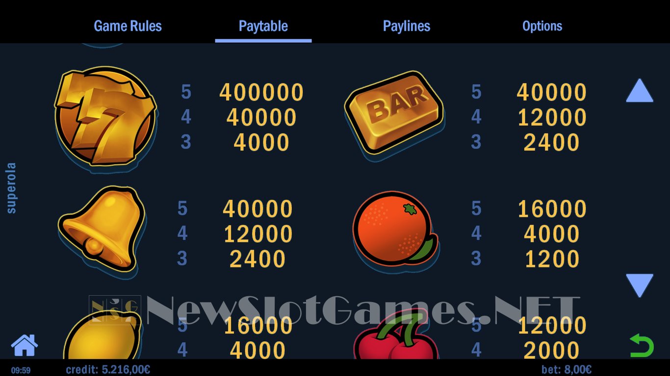 Superola Slot Slot Image in Demo - pic. 7