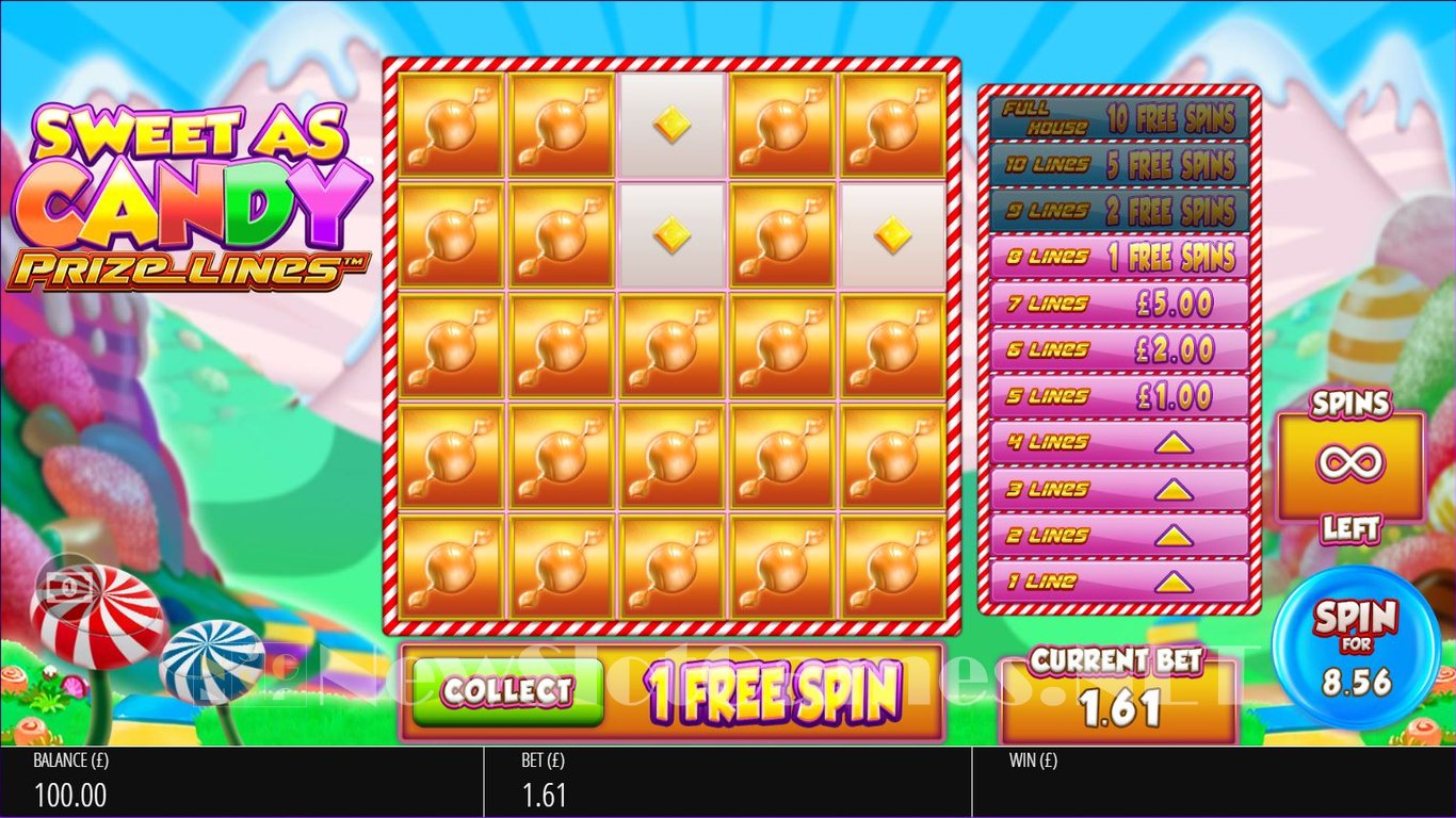 Sweet As Candy: Prize Lines Slot Slot Image in Demo - pic. 3