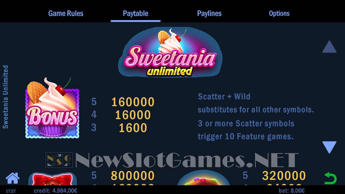 Sweetania Unlimited Slot Slot Image in Demo - pic. 4