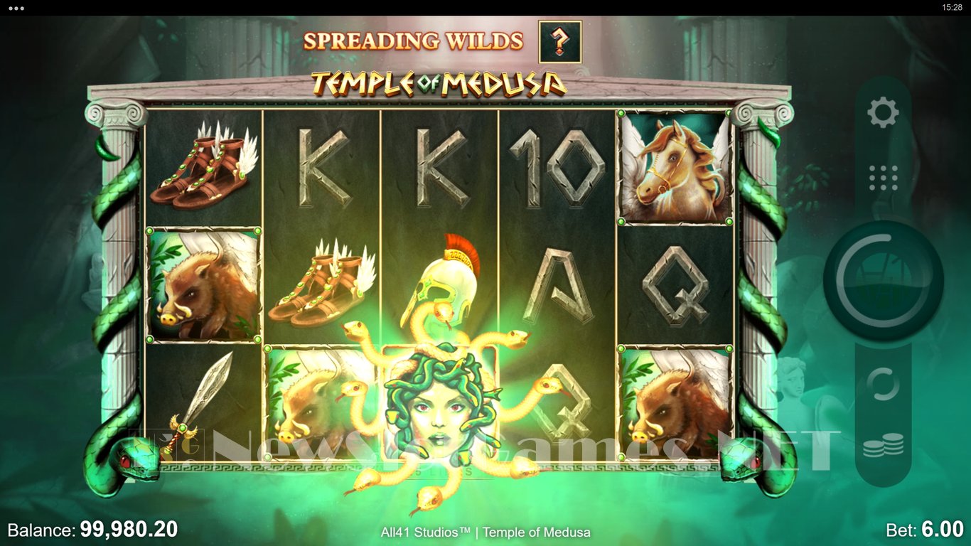 Temple of Medusa Slot Slot Image in Demo - pic. 2