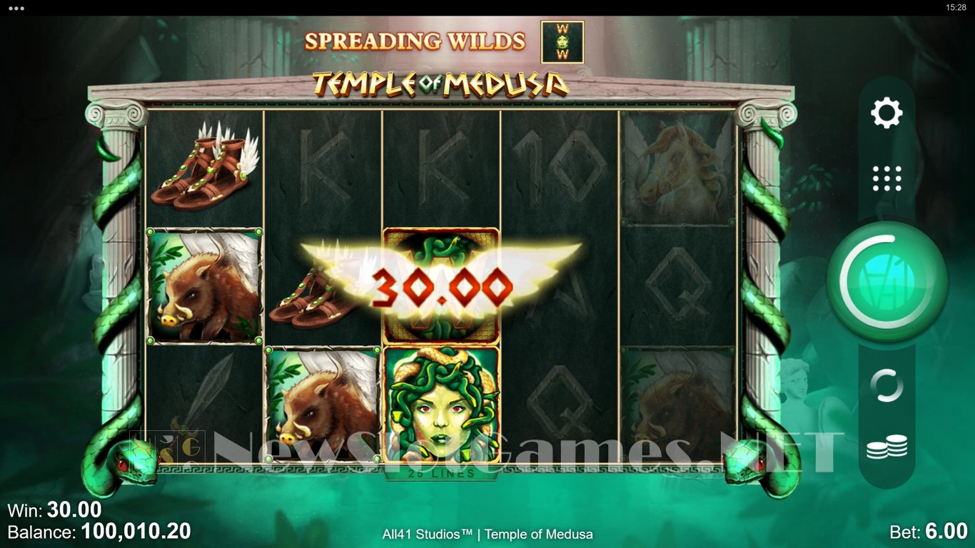Temple of Medusa Slot Slot Image in Demo - pic. 3