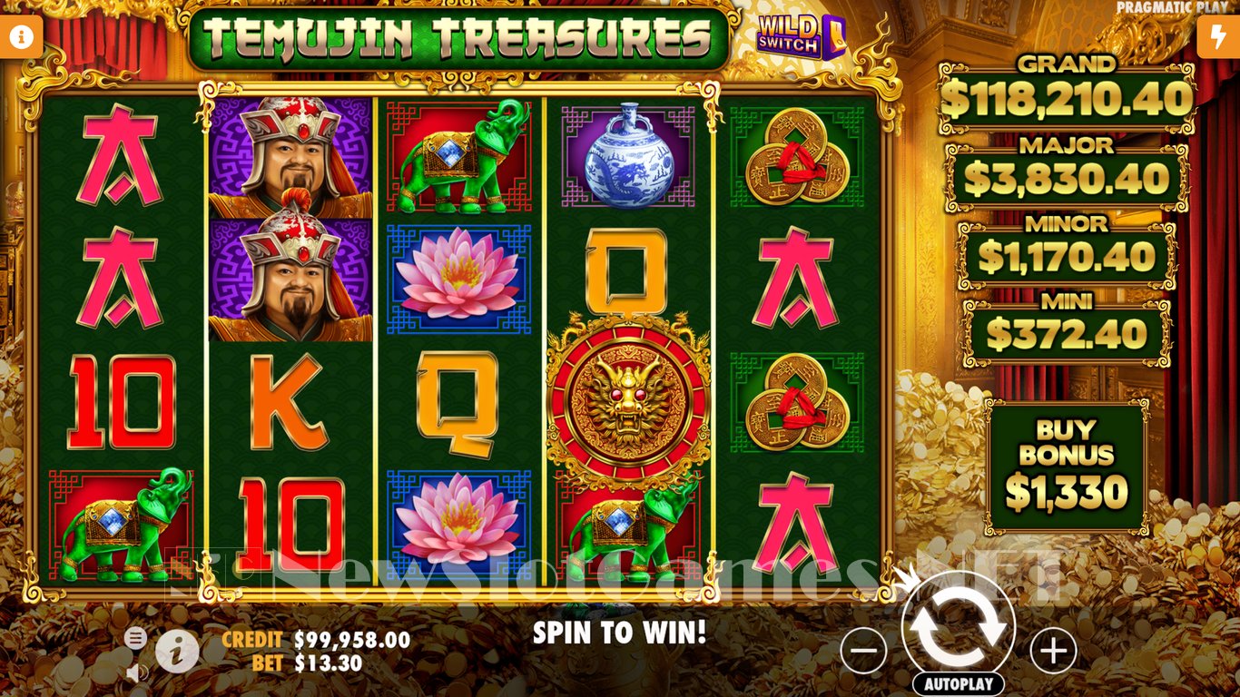 Temujin Treasures Slot Demo Image