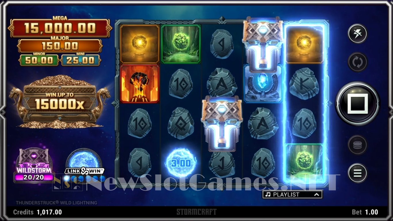 Thunderstruck Wild Lightning Slot Demo Image