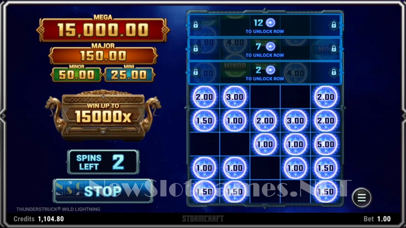 Thunderstruck Wild Lightning Slot Slot Image in Demo - pic. 2