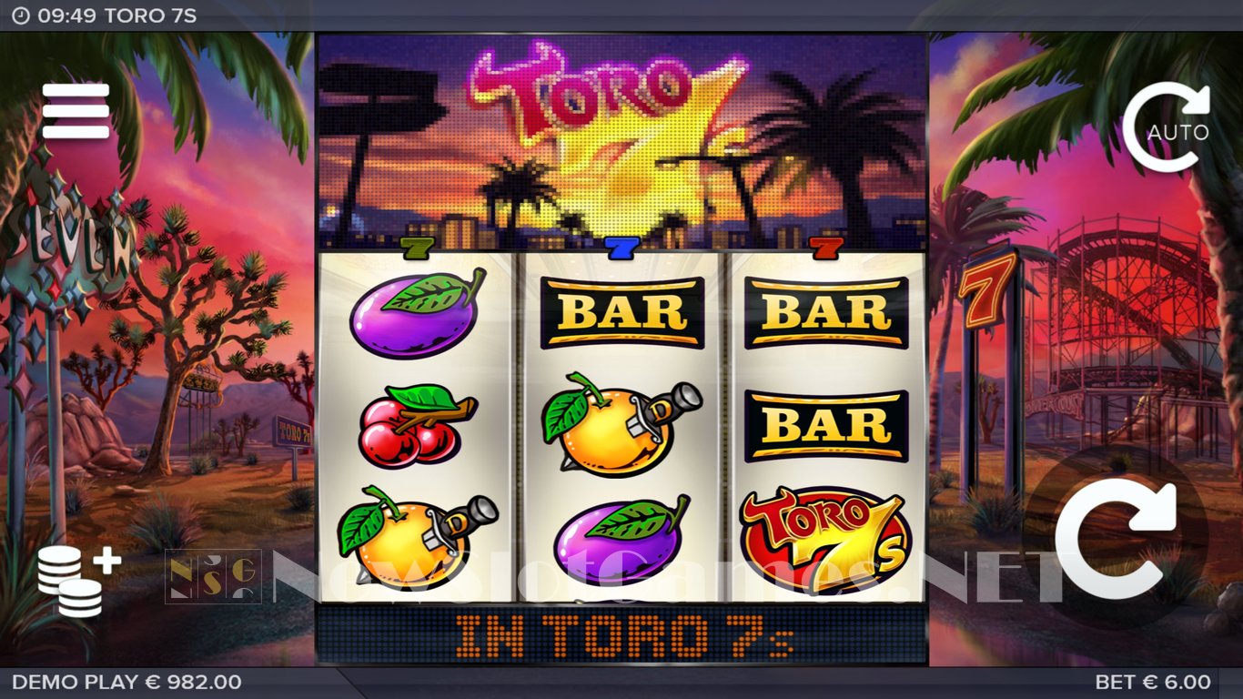 Toro 7s Slot Demo Image