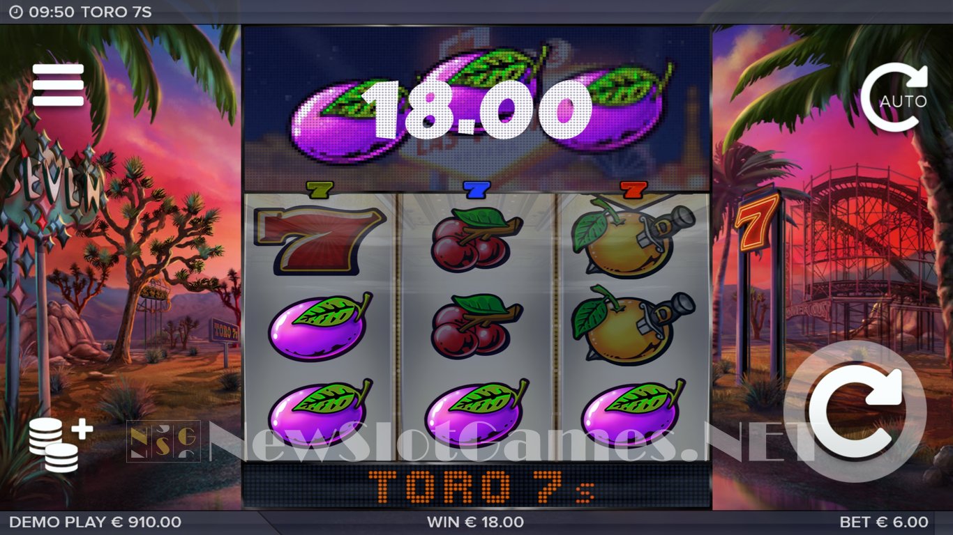 Toro 7s Slot Slot Image in Demo - pic. 10