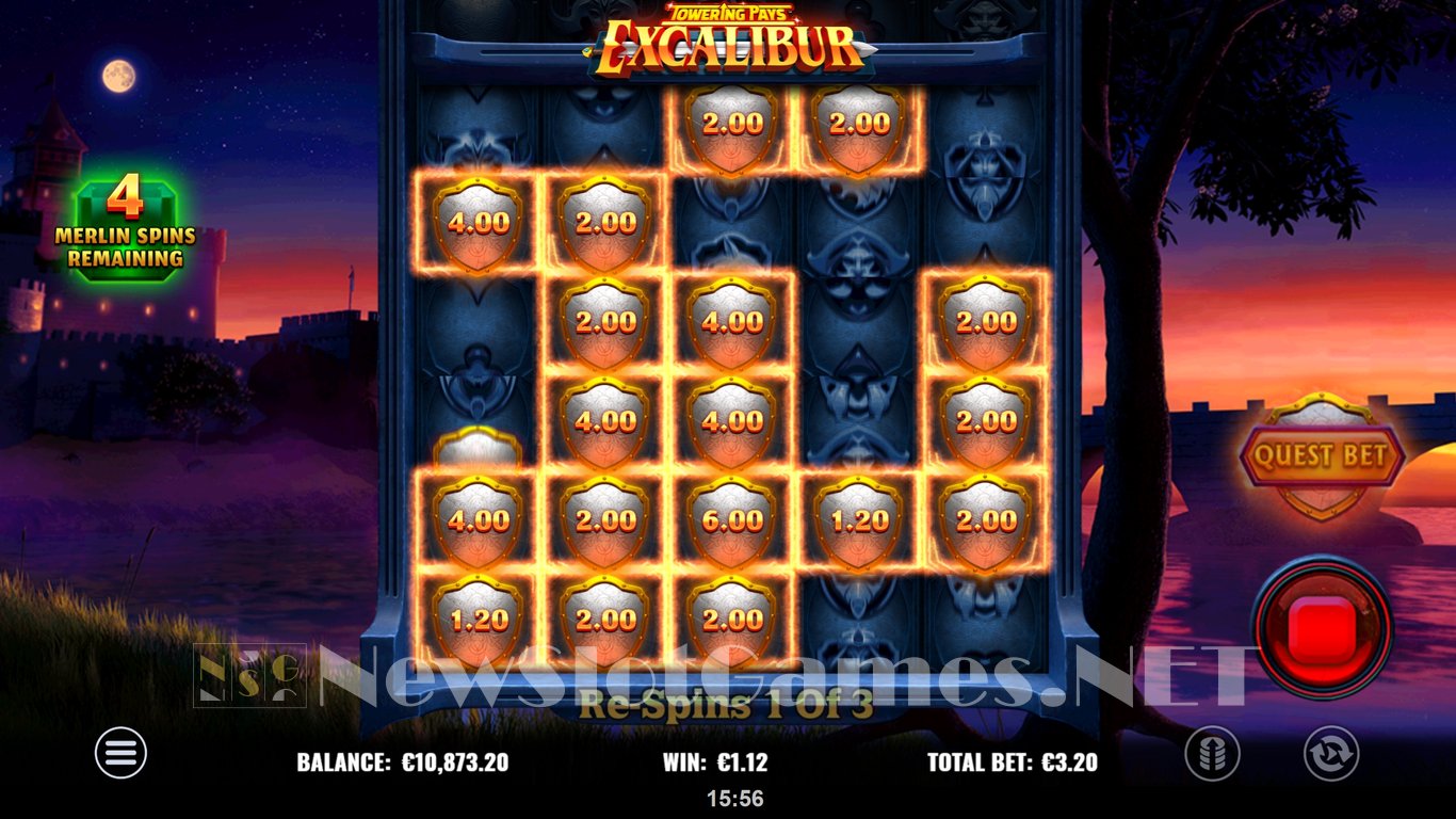 Towering Pays Excalibur Slot Slot Image in Demo - pic. 11