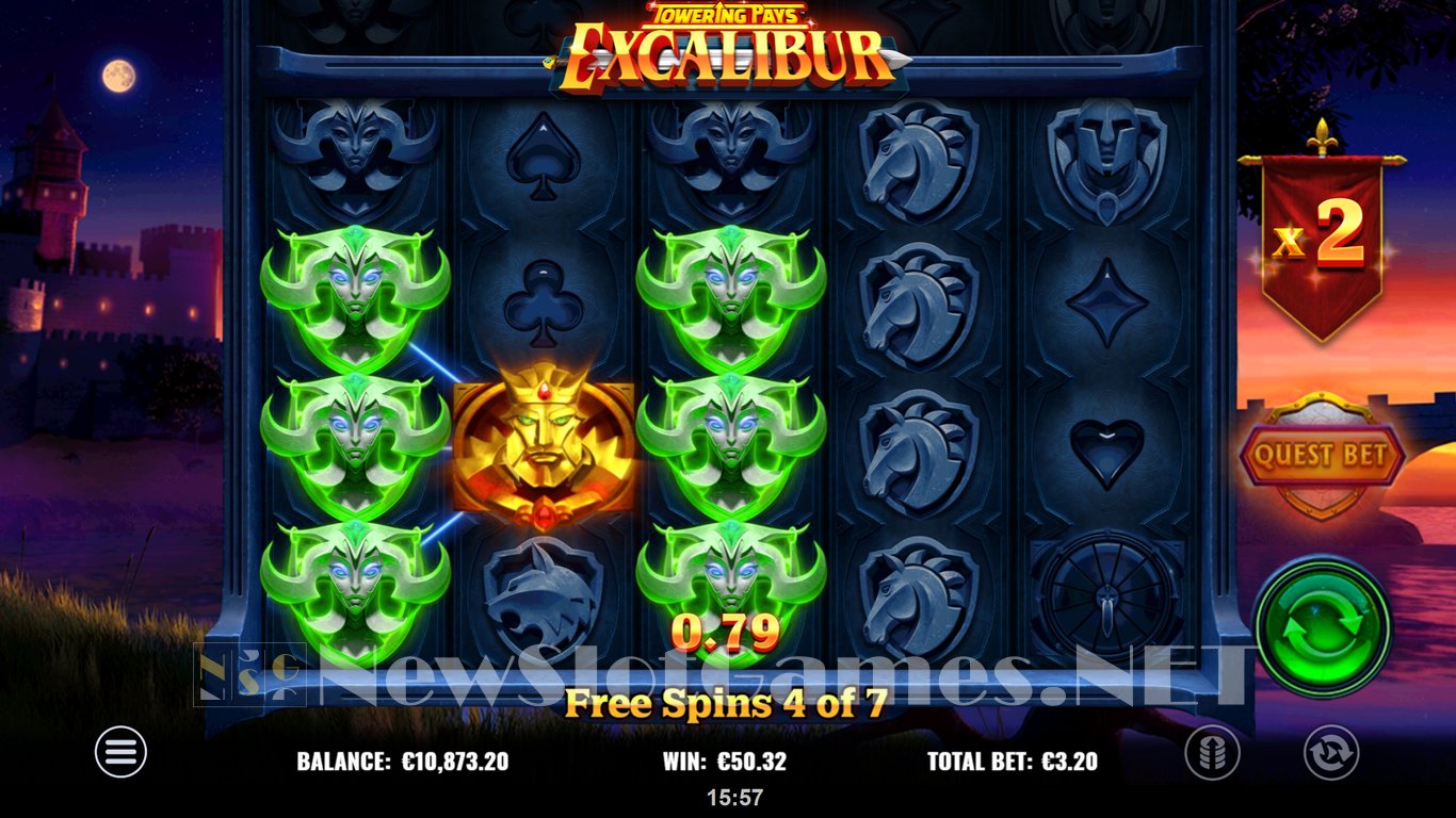 Towering Pays Excalibur Slot Slot Image in Demo - pic. 12