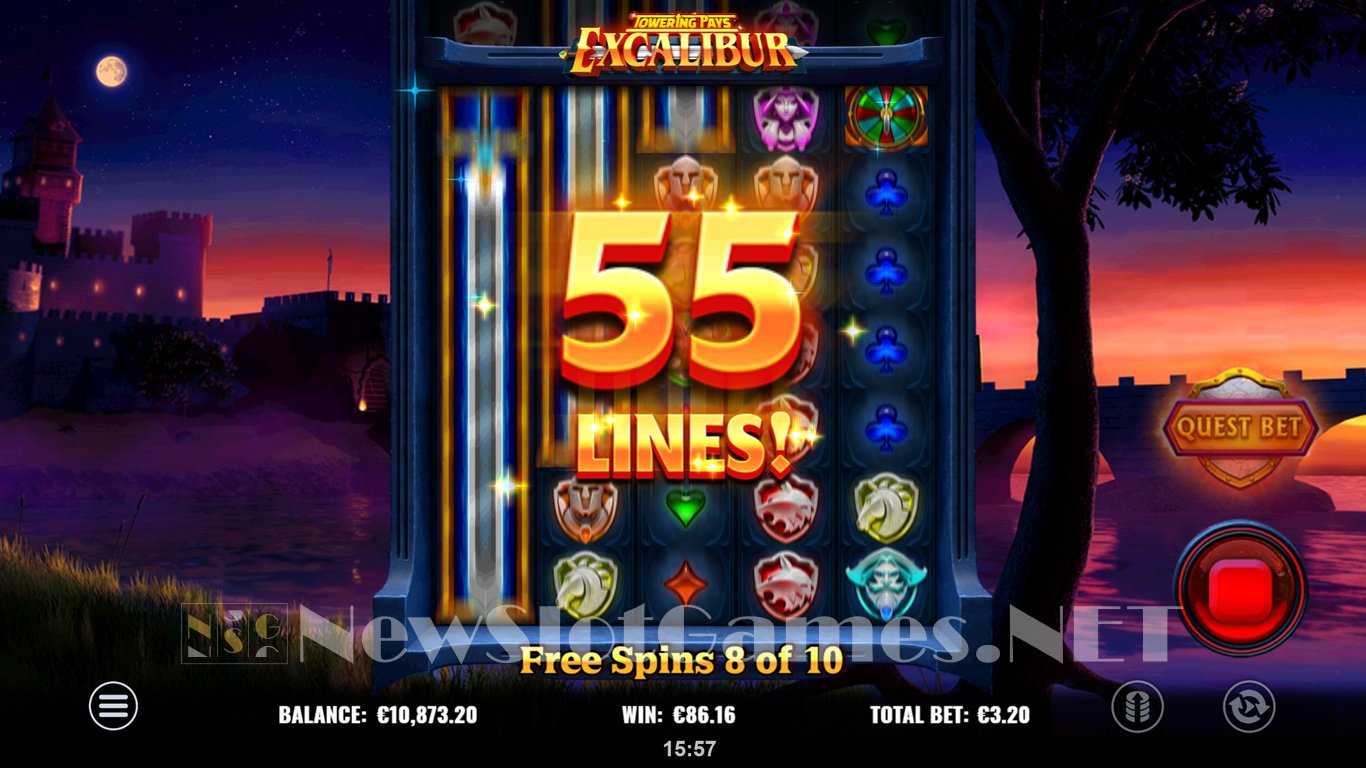 Towering Pays Excalibur Slot Slot Image in Demo - pic. 14