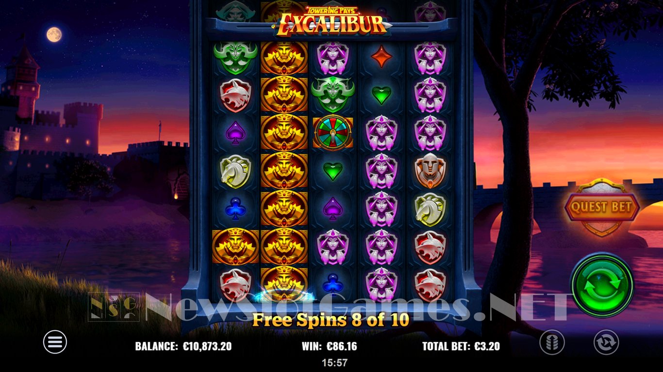 Towering Pays Excalibur Slot Slot Image in Demo - pic. 15