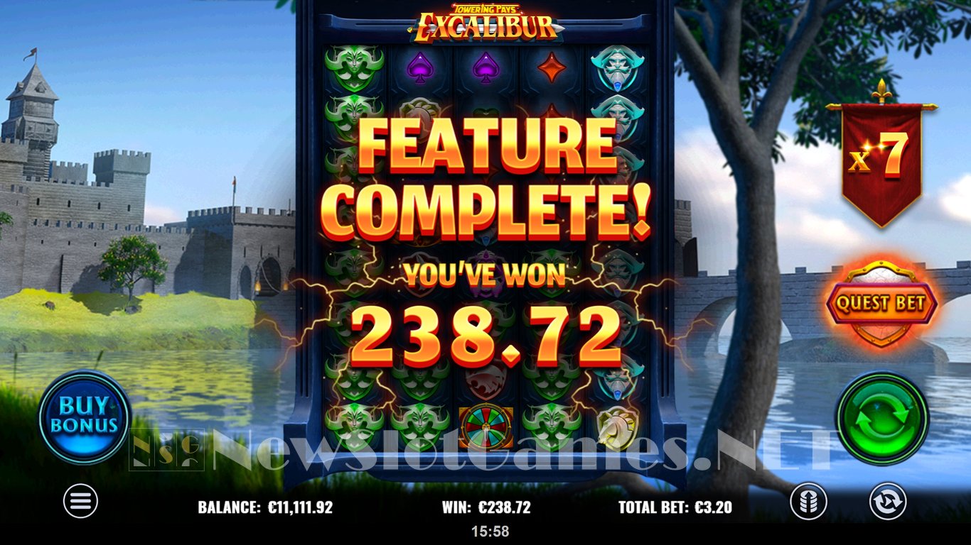 Towering Pays Excalibur Slot Slot Image in Demo - pic. 19