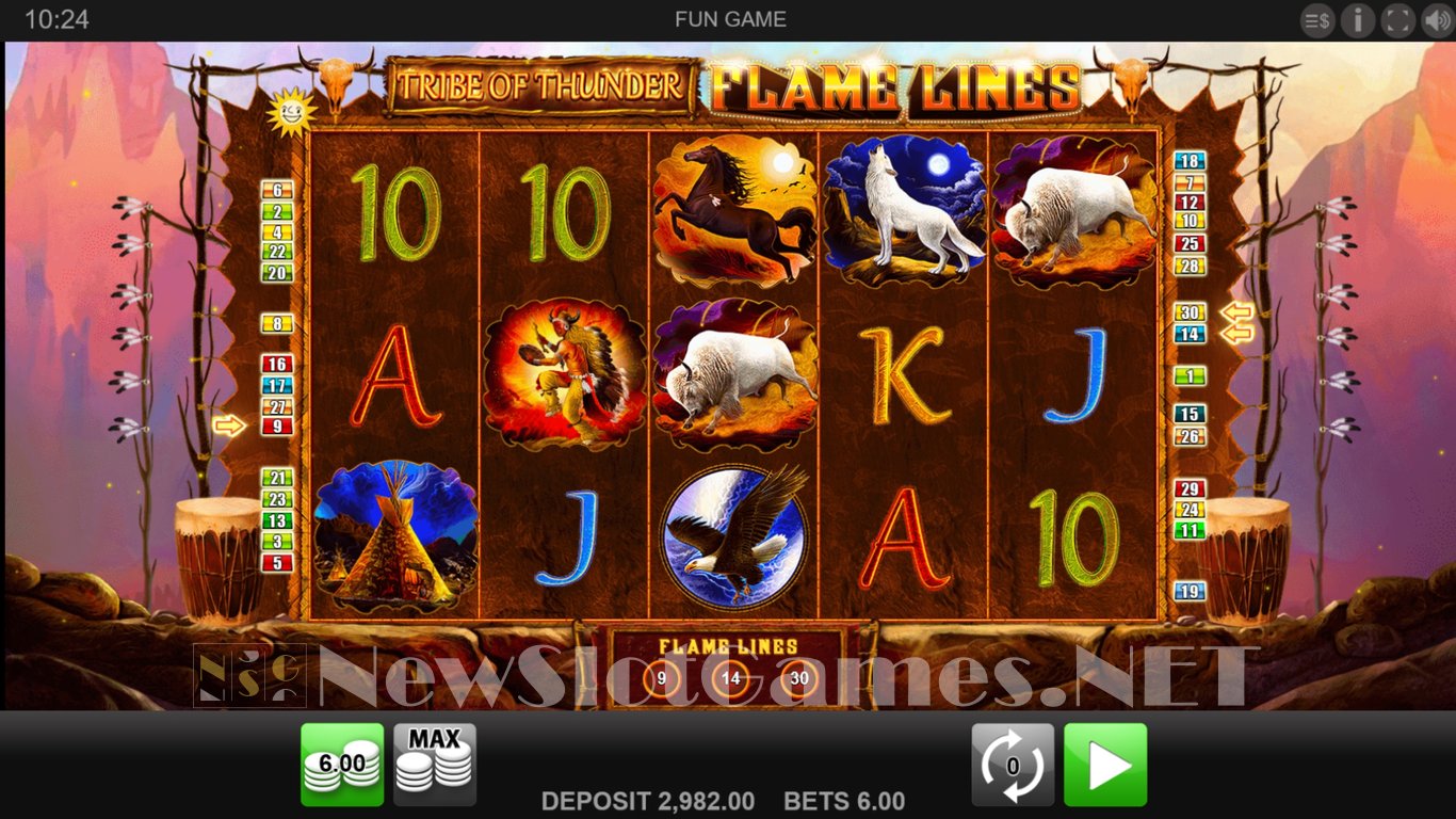 Tribe of Thunder: Flame Lines Slot Slot Image in Demo - pic. 2