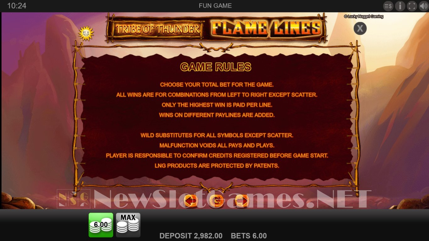 Tribe of Thunder: Flame Lines Slot Slot Image in Demo - pic. 4