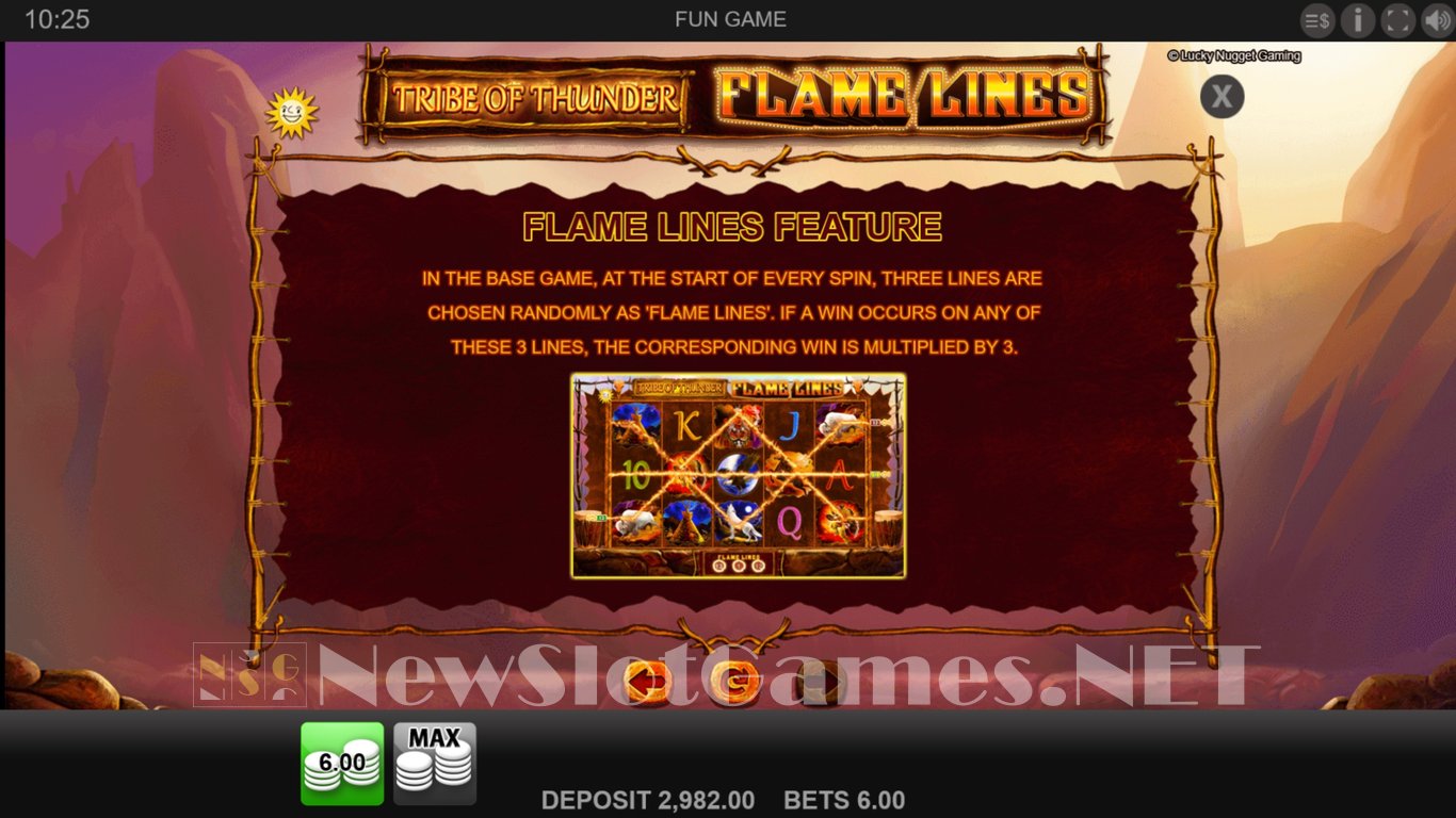 Tribe of Thunder: Flame Lines Slot Slot Image in Demo - pic. 5