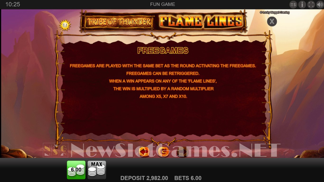 Tribe of Thunder: Flame Lines Slot Slot Image in Demo - pic. 7