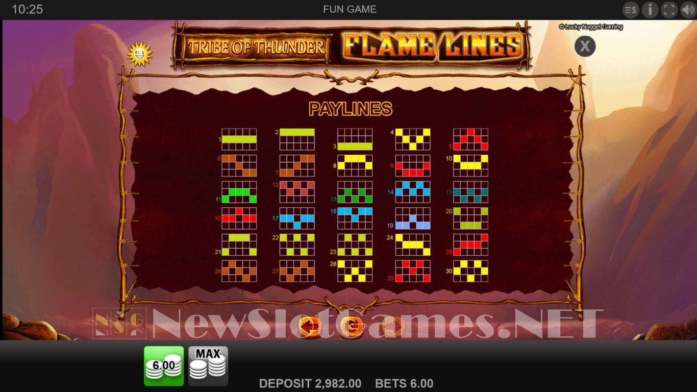 Tribe of Thunder: Flame Lines Slot Slot Image in Demo - pic. 8