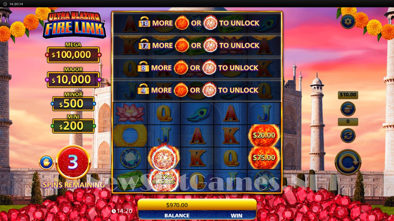 Ultra Blazing Fire Link Slot Slot Image in Demo - pic. 2