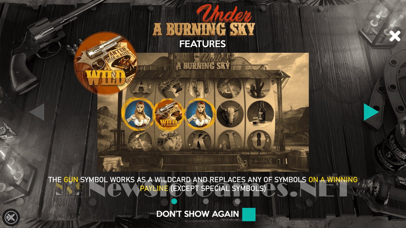 Under a Burning Sky Slot Demo Image