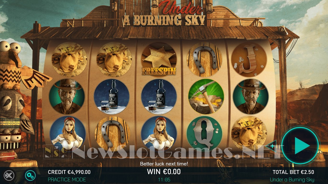 Under a Burning Sky Slot Slot Image in Demo - pic. 3