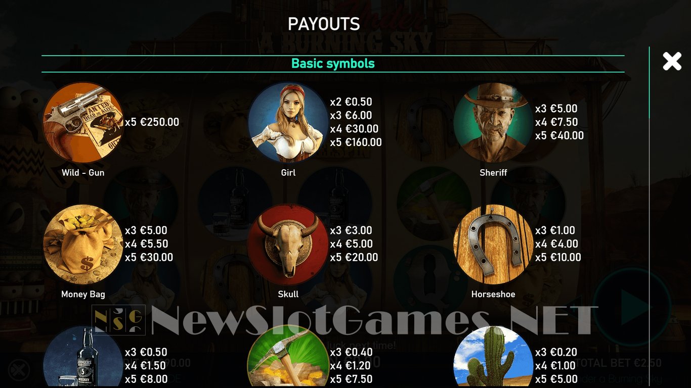 Under a Burning Sky Slot Slot Image in Demo - pic. 4